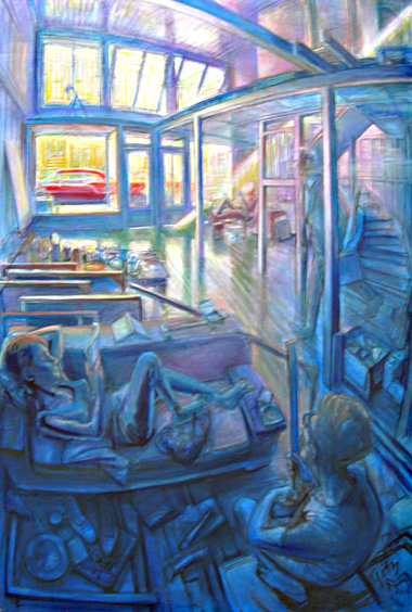 San Francisco Blue Interior Painting